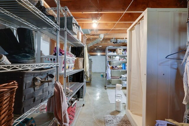 1101 Williams St, Excelsior Springs, MO 64024 - view of unfinished basement