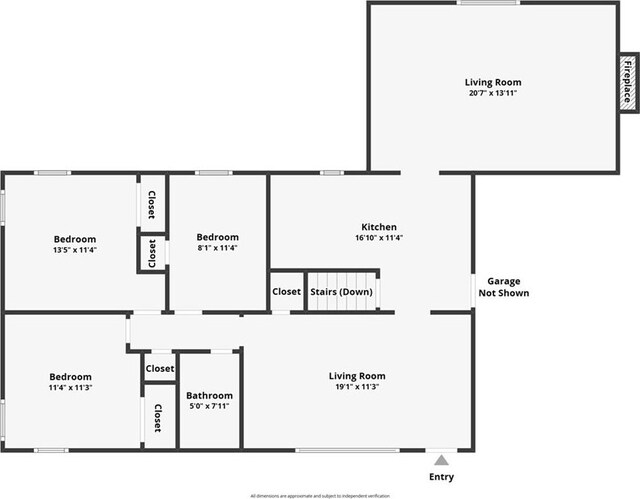 1101 Williams St, Excelsior Springs, MO 64024 - property floor plan