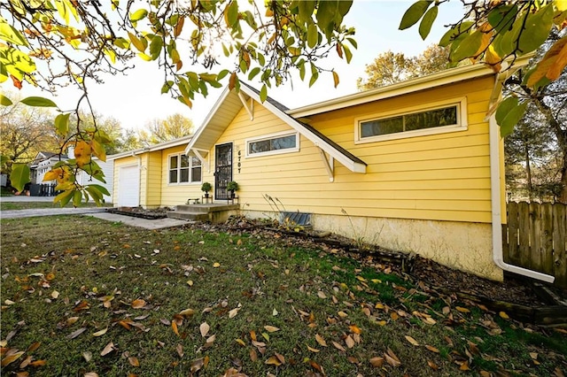 view of front of home