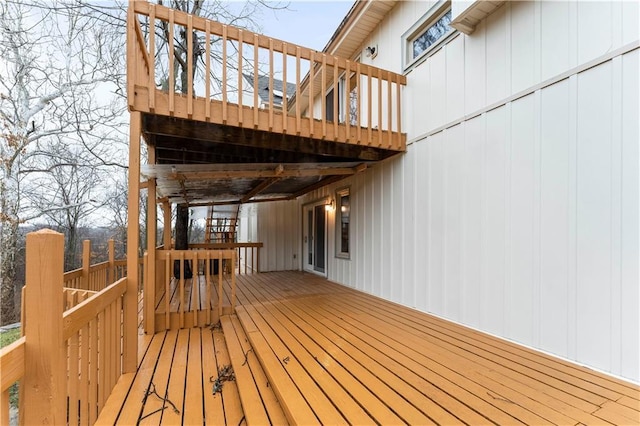 view of deck