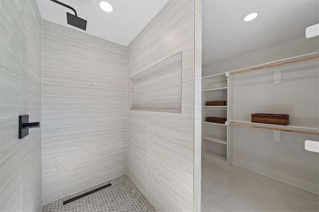 8301 Lee Blvd, Leawood, KS 66206 - walk in closet featuring tile patterned flooring