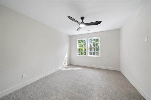 8301 Lee Blvd, Leawood, KS 66206 - carpeted empty room with baseboards and ceiling fan