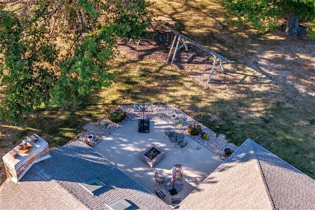 drone / aerial view