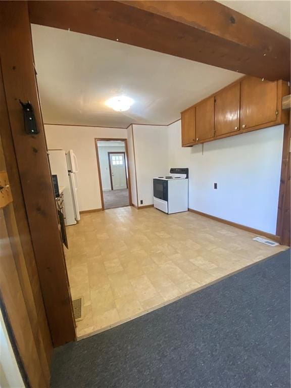 kitchen with white appliances
