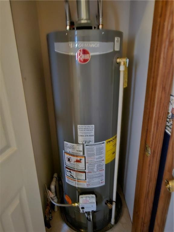 utilities featuring water heater