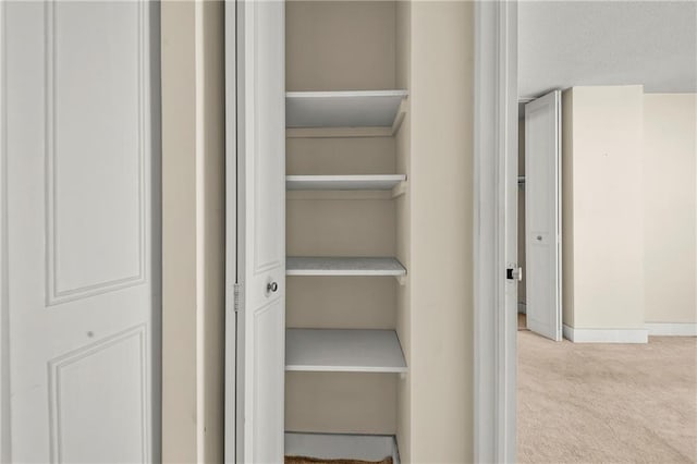 view of closet