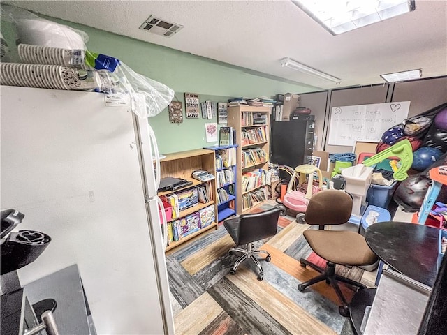 interior space with wood-type flooring