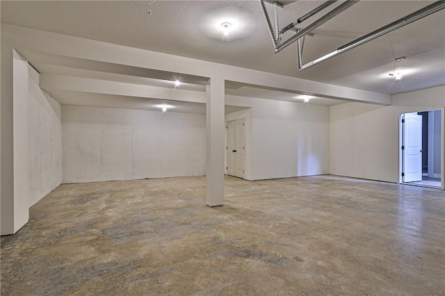 view of basement