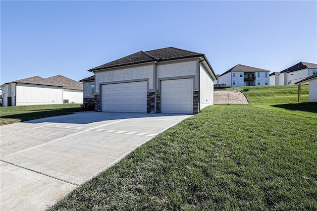 exterior space featuring driveway