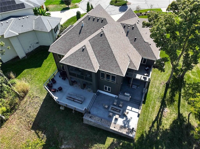 2804 NW Nutall Ct, Lees Summit, MO 64081 - aerial view of property and surrounding area