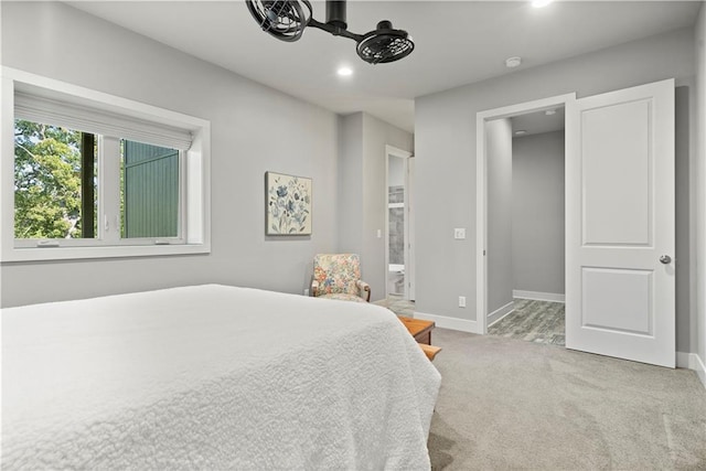 2804 NW Nutall Ct, Lees Summit, MO 64081 - carpeted bedroom featuring recessed lighting and baseboards