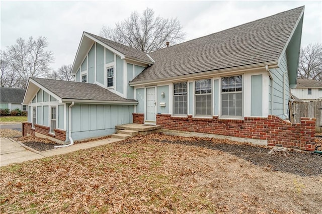 view of rear view of property