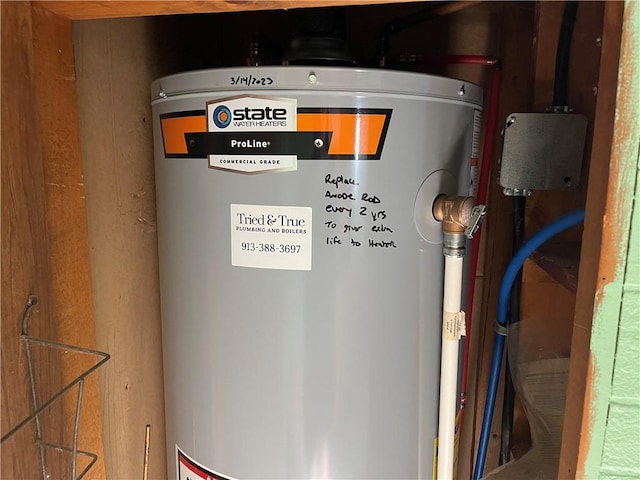 utilities with gas water heater