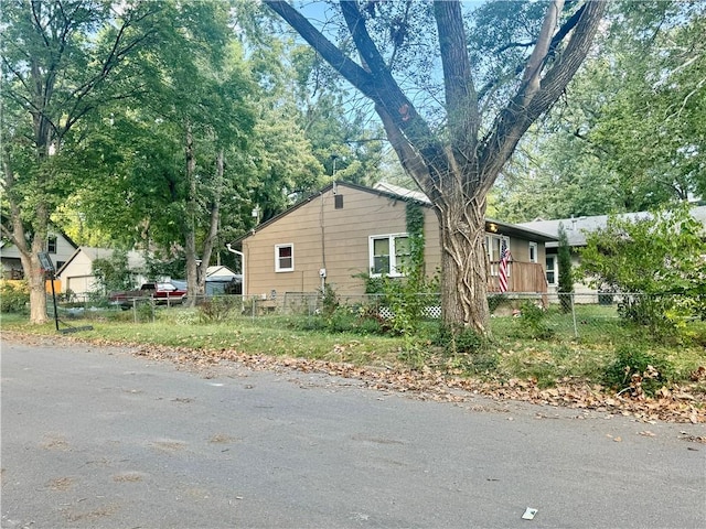 view of side of home