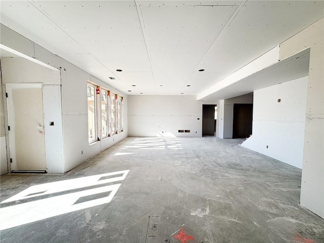 view of unfurnished living room