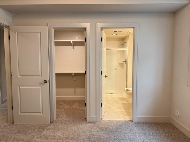 closet featuring visible vents