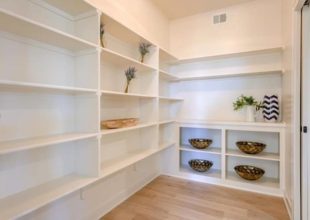 pantry featuring visible vents