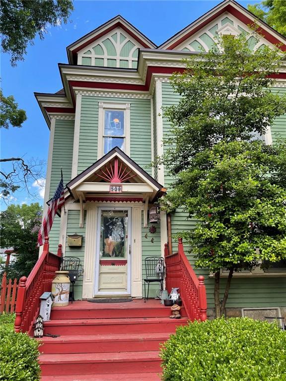 view of victorian home