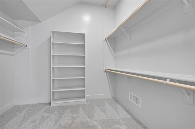 22070 W 100th Ter, Lenexa, KS 66220 - spacious closet featuring carpet and vaulted ceiling