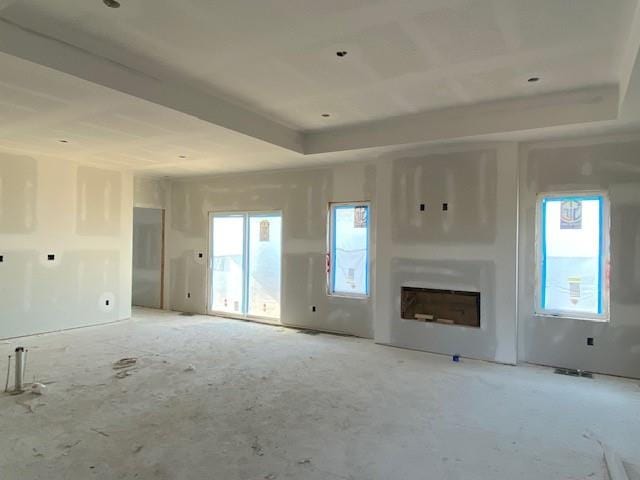 view of unfurnished living room