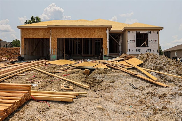 view of property under construction