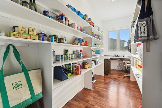 view of pantry