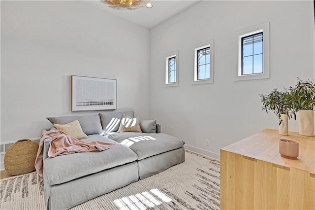 17004 Parkhill St, Overland Park, KS 66221 - living room featuring baseboards and recessed lighting