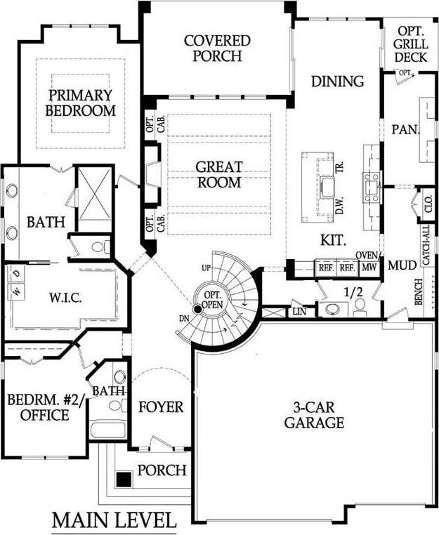 17004 Parkhill St, Overland Park, KS 66221 - home floor plan
