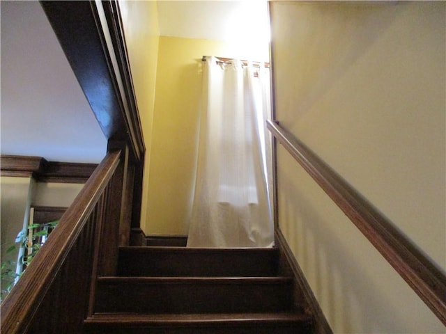 view of staircase