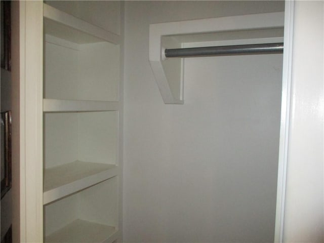 view of closet