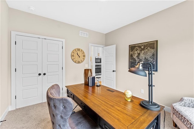 7016 N Polk Ave, Kansas City, MO 64151 - carpeted home office featuring baseboards