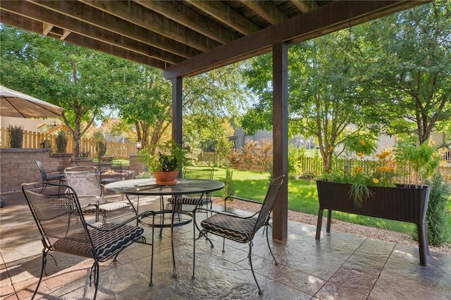 view of patio / terrace