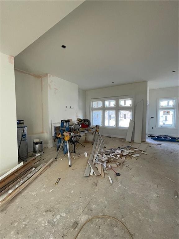 view of unfurnished living room