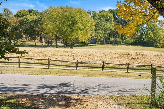 exterior space featuring a rural view