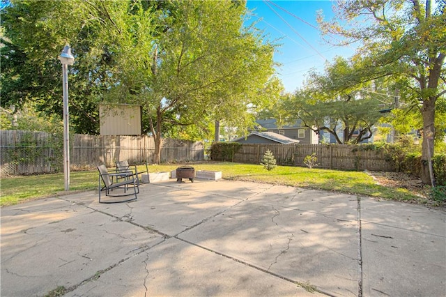 view of patio