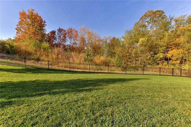 view of yard featuring a rural view