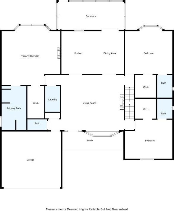 403 S Jackson St, Archie, MO 64725 - view of floor plan / room layout