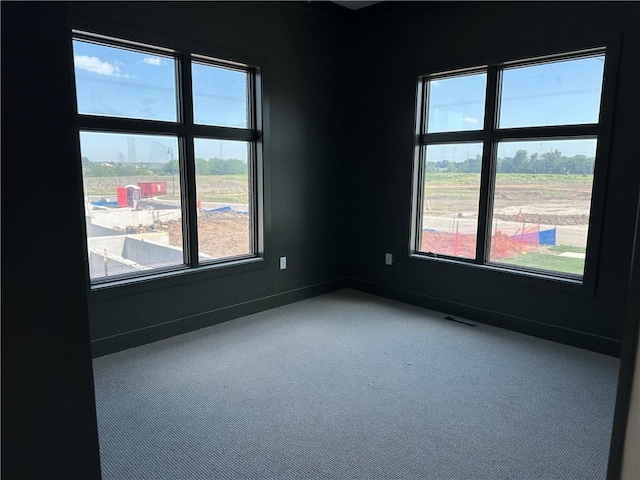2846 W 133rd Ter, Leawood, KS 66209 - spare room with plenty of natural light, carpet flooring, and baseboards