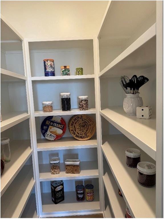 view of pantry