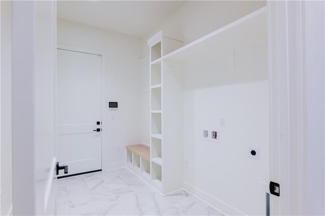 2852 W 133rd Ter, Leawood, KS 66209 - mudroom with light marble finish flooring
