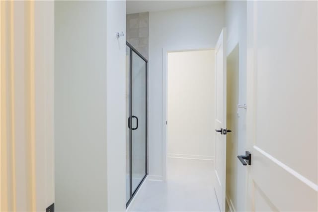 2852 W 133rd Ter, Leawood, KS 66209 - corridor with light tile patterned floors and baseboards