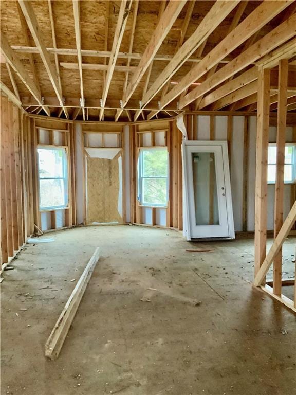 miscellaneous room with plenty of natural light