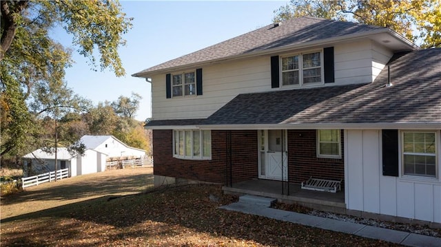 view of front of property