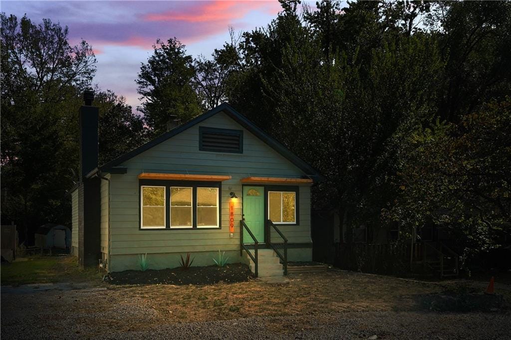 view of bungalow-style house