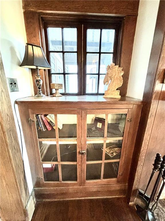 421 W Thompson St, Maryville, MO 64468 - interior details with wood finished floors