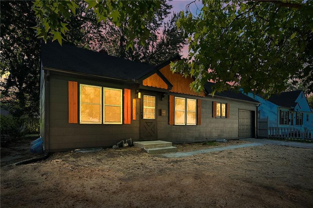 view of ranch-style house