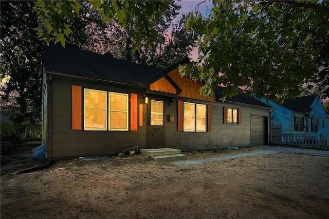 view of ranch-style house