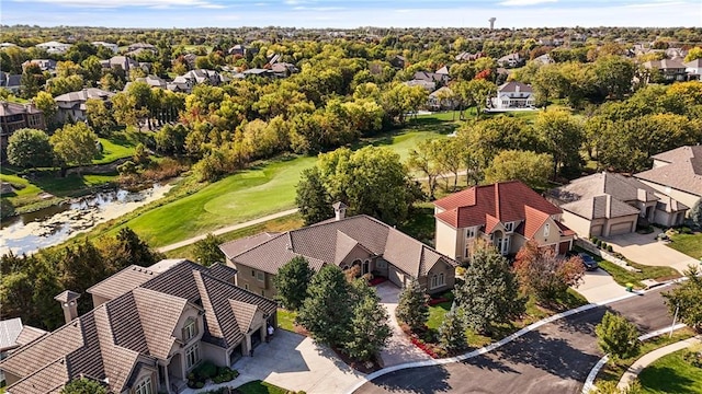 21111 W 95th Ter, Lenexa, KS 66220 - bird's eye view featuring a residential view and view of golf course