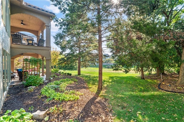 21111 W 95th Ter, Lenexa, KS 66220 - view of yard featuring a balcony