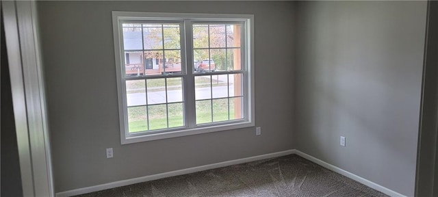 unfurnished room with carpet